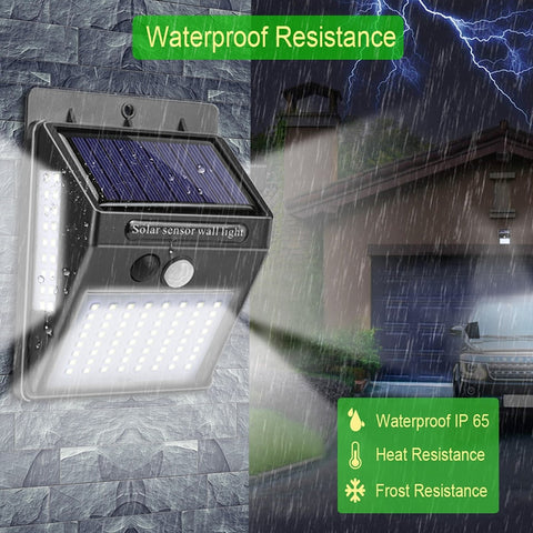 Garden Solar Lamp PIR Motion Sensor LED Solar Light